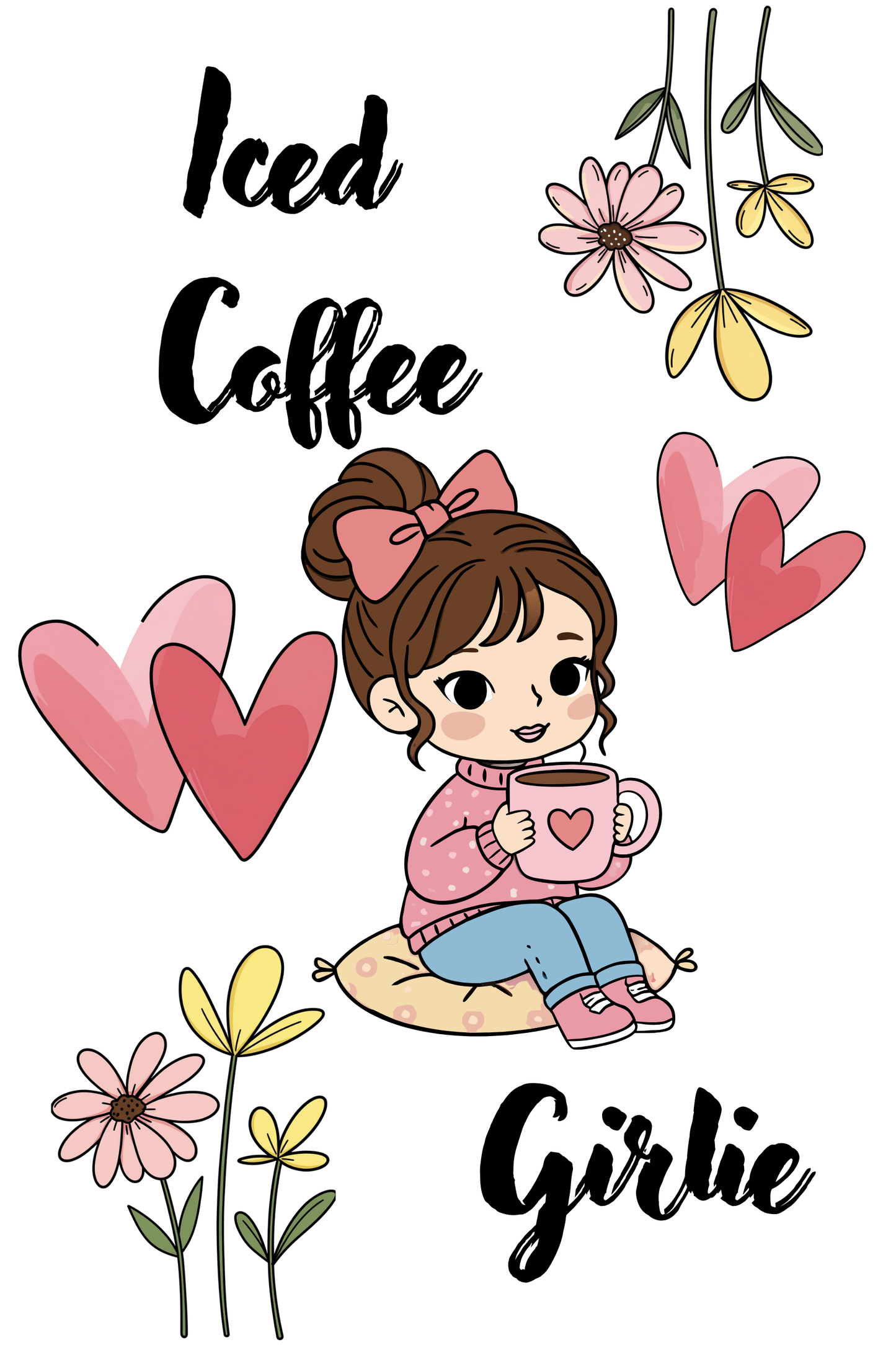 Iced Coffee Girlie – 2x3 Magnet
