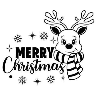 2"x2" Premade Merry Christmas Magnets