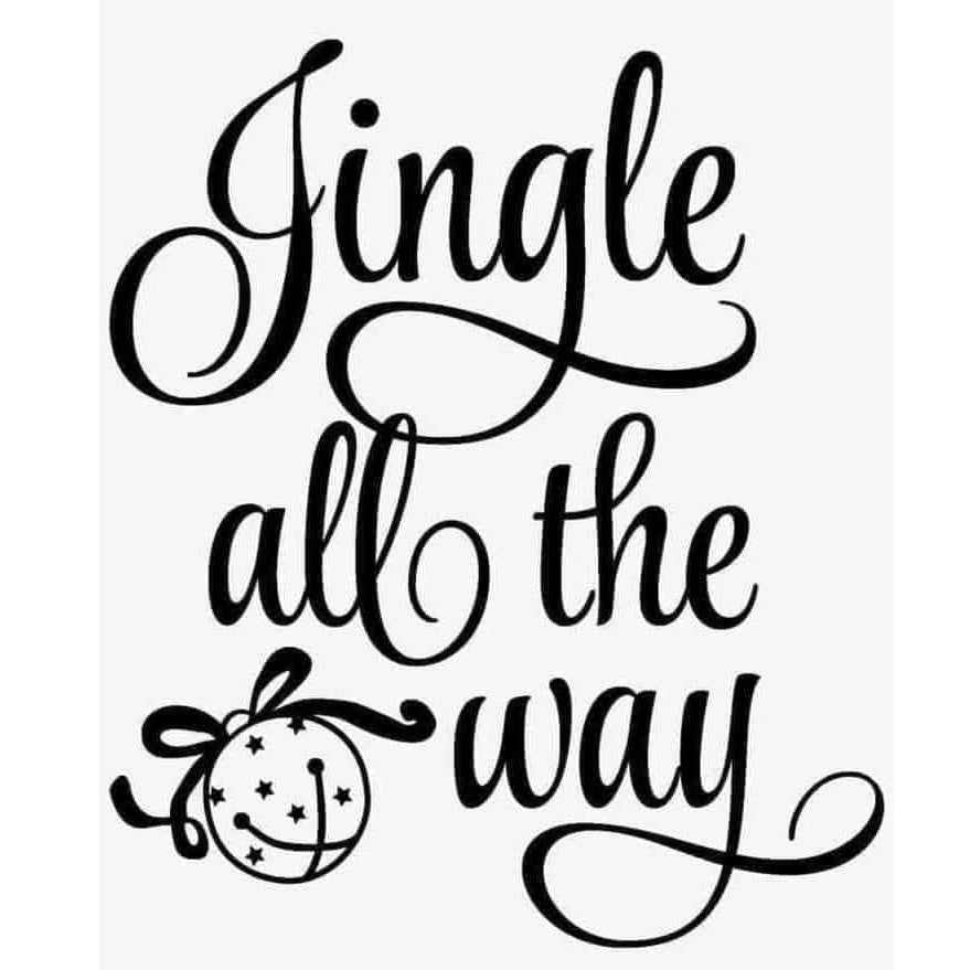 Jingle All The Way 2x2 Magnet