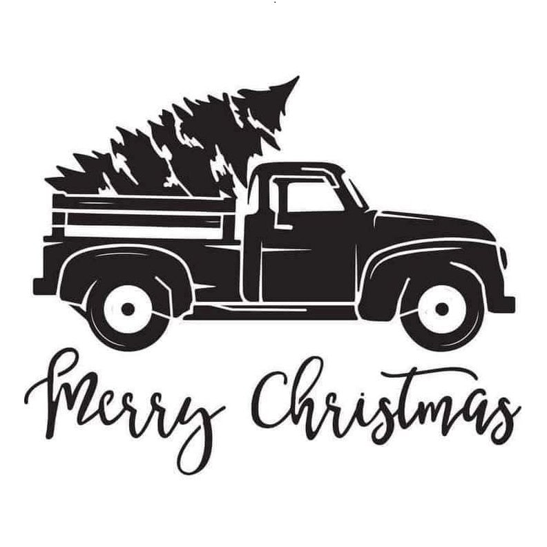 2"x2" Premade Merry Christmas Magnets