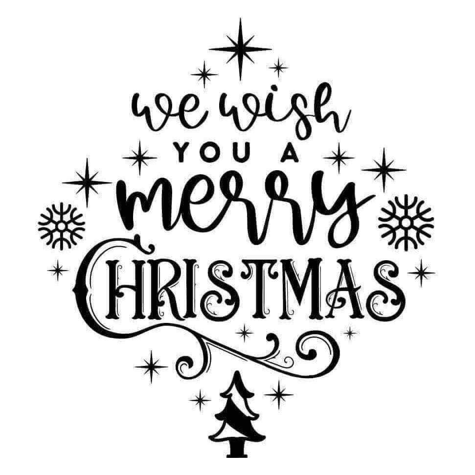 2"x2" Premade Merry Christmas Magnets