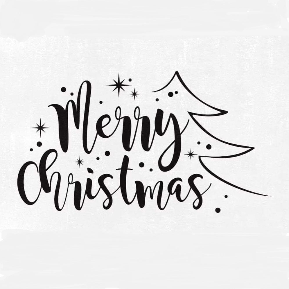 2"x2" Premade Merry Christmas Magnets