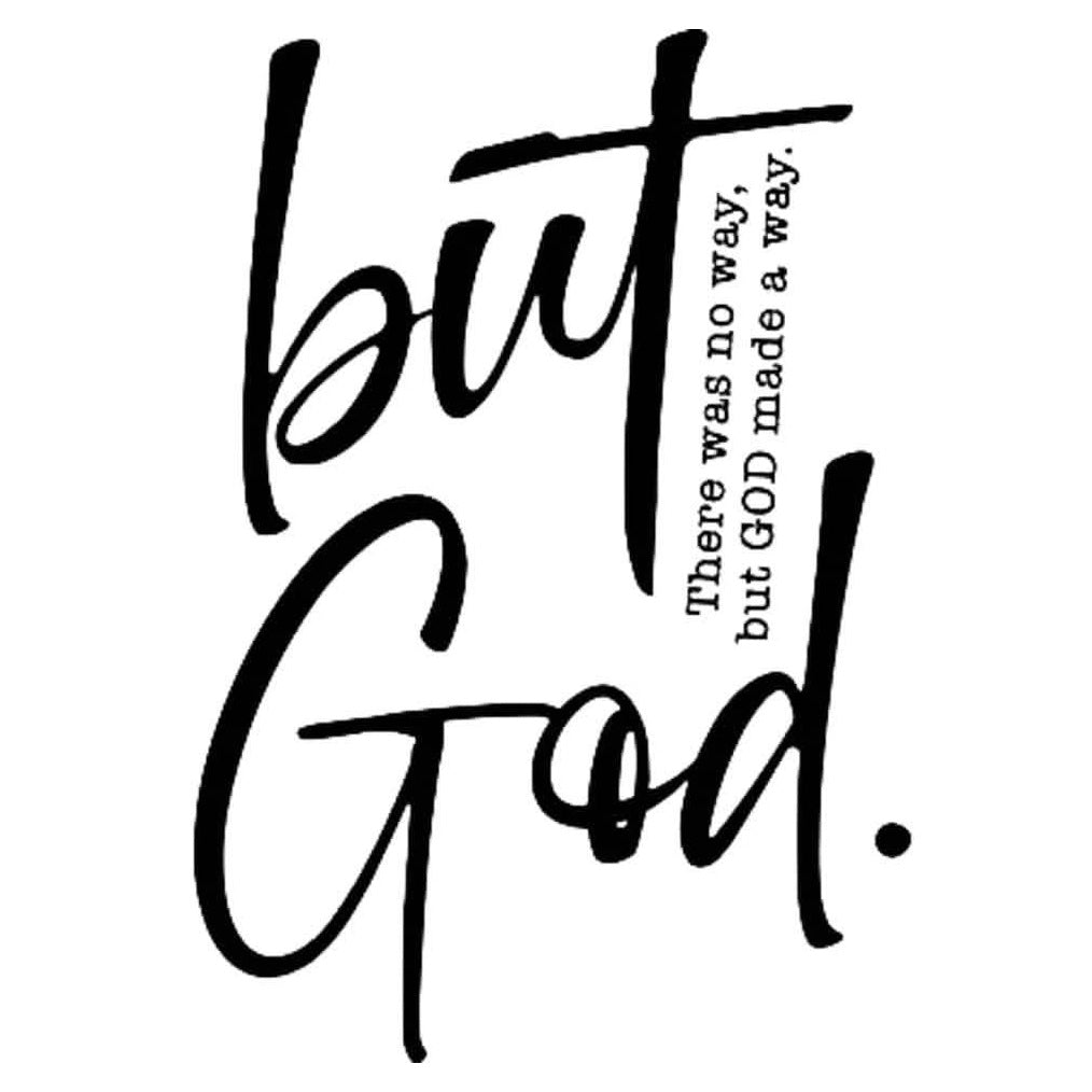 But God 2x2 Magnet