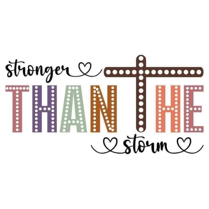 Stronger Than The Storm 2x2 Magnet