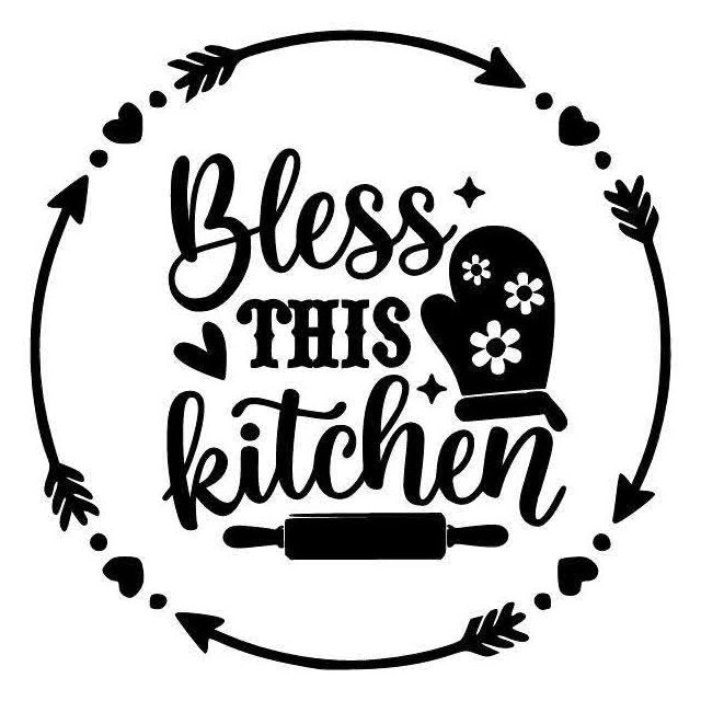 Bless This Kitchen 2x2 Magnet