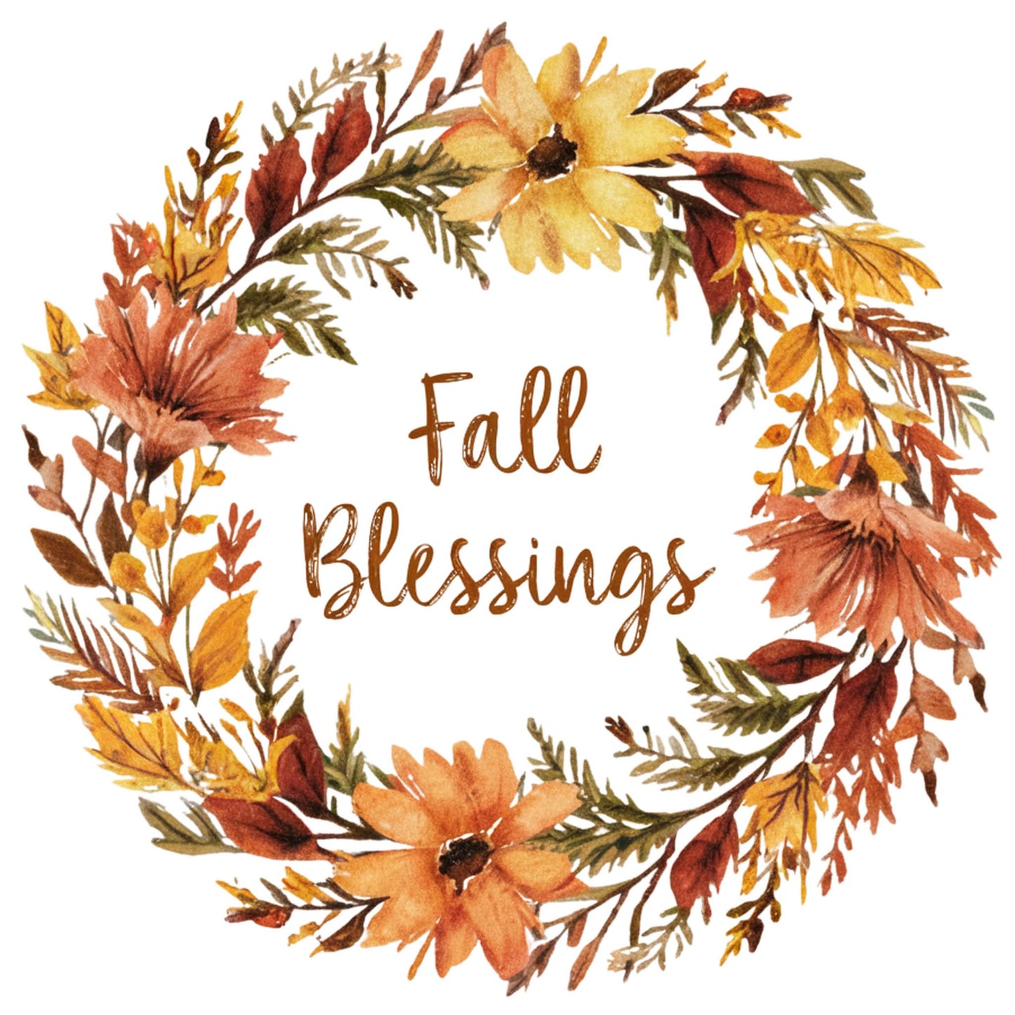 2"x2" Premade Fall/Thanksgiving Magnets
