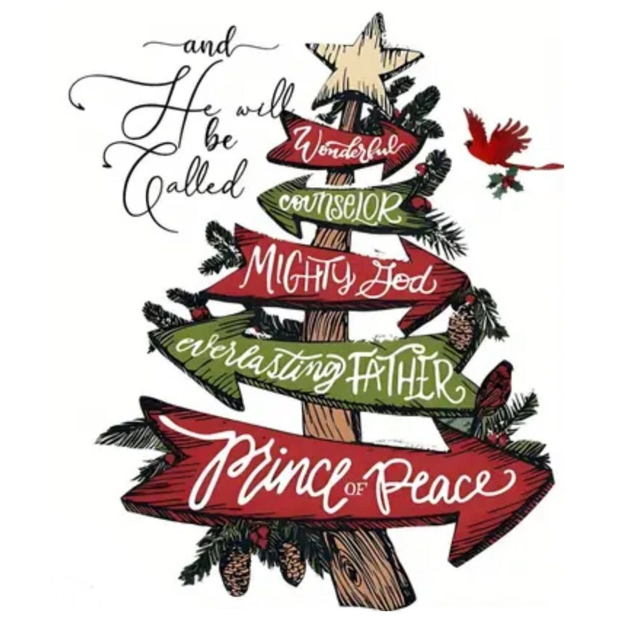 2"x2" Premade Christian Christmas Magnets