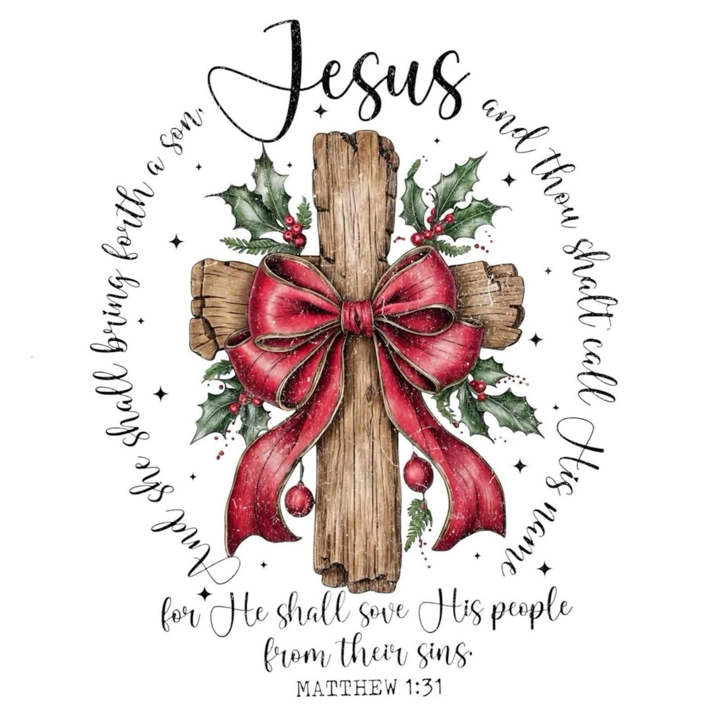 2"x2" Premade Christian Christmas Magnets