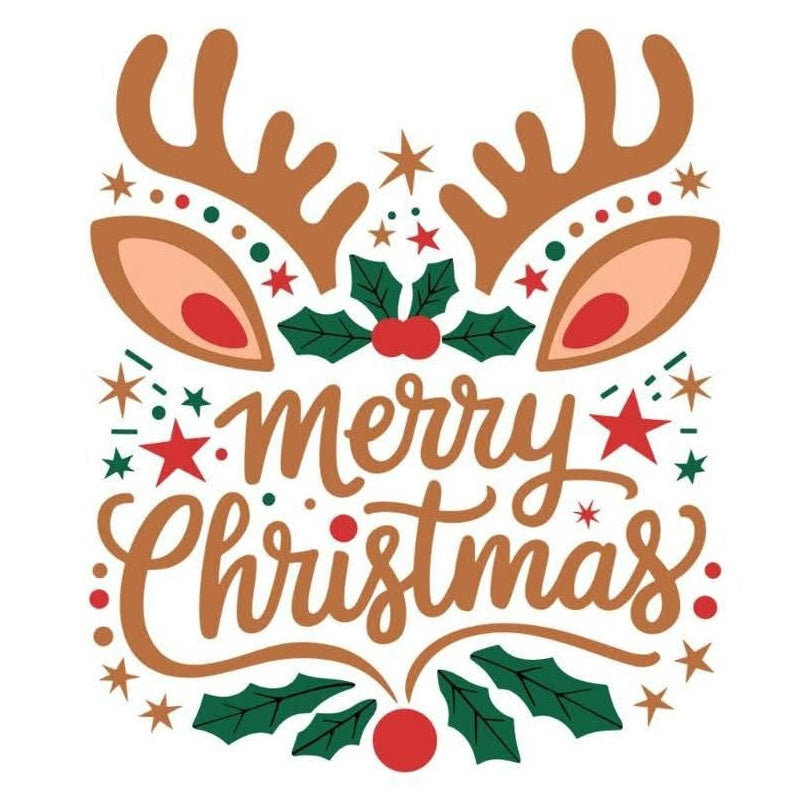 2"x2" Premade Merry Christmas Magnets