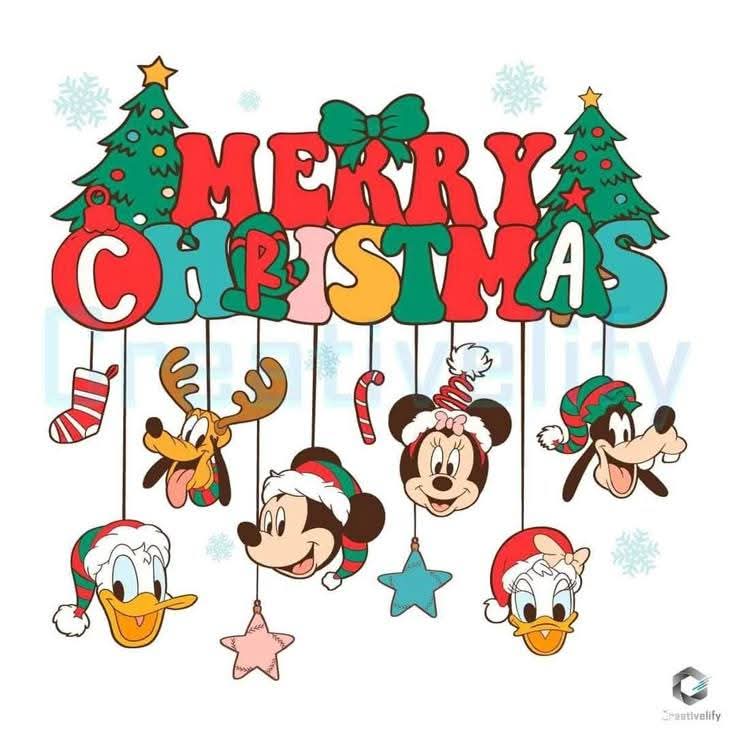 2"x2" Premade Merry Christmas Magnets