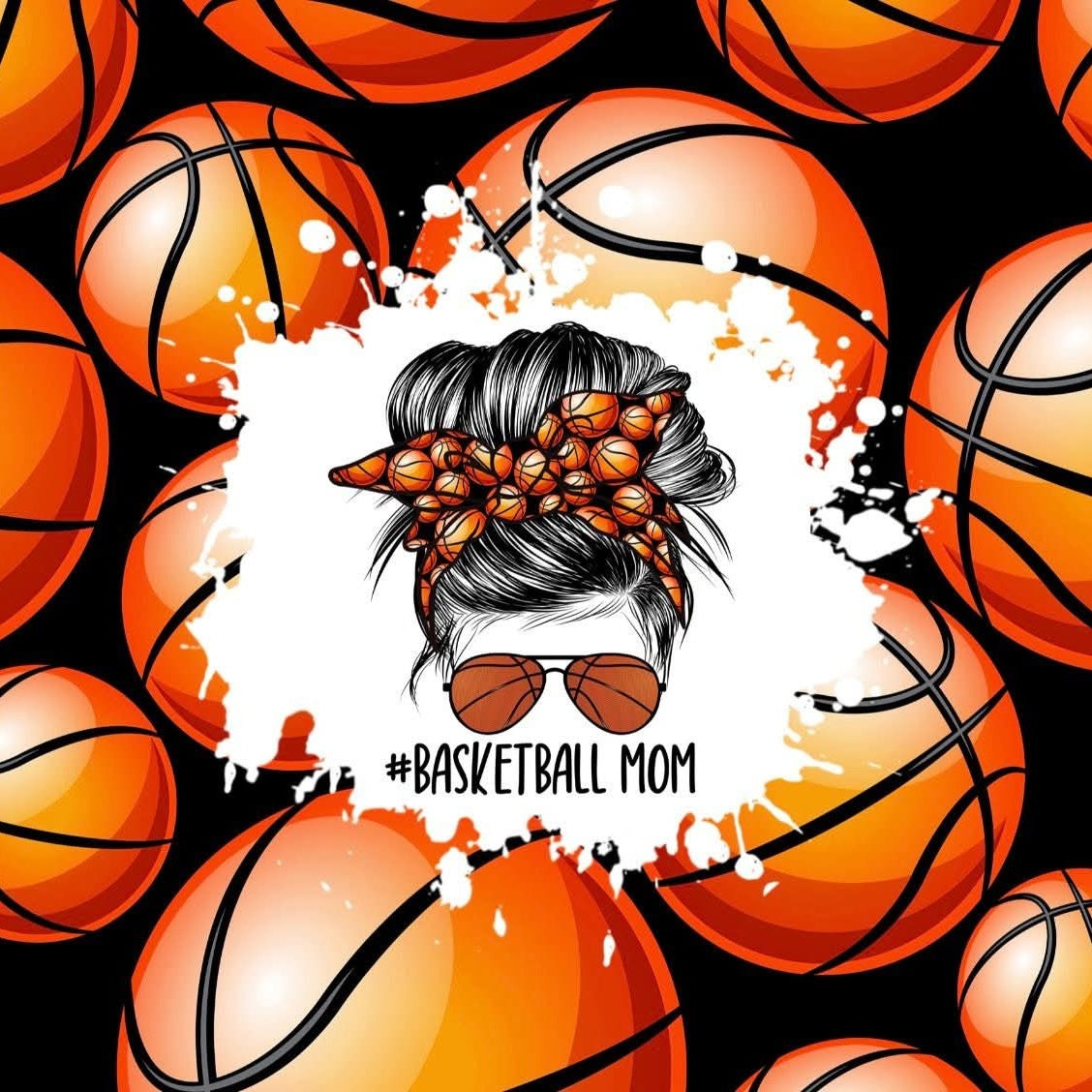 Basketball Mom 2x2 Magnet