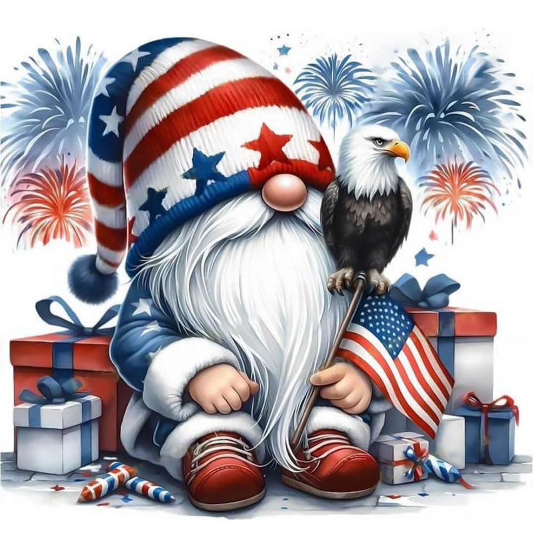 2x2" Fourth of July Magnets