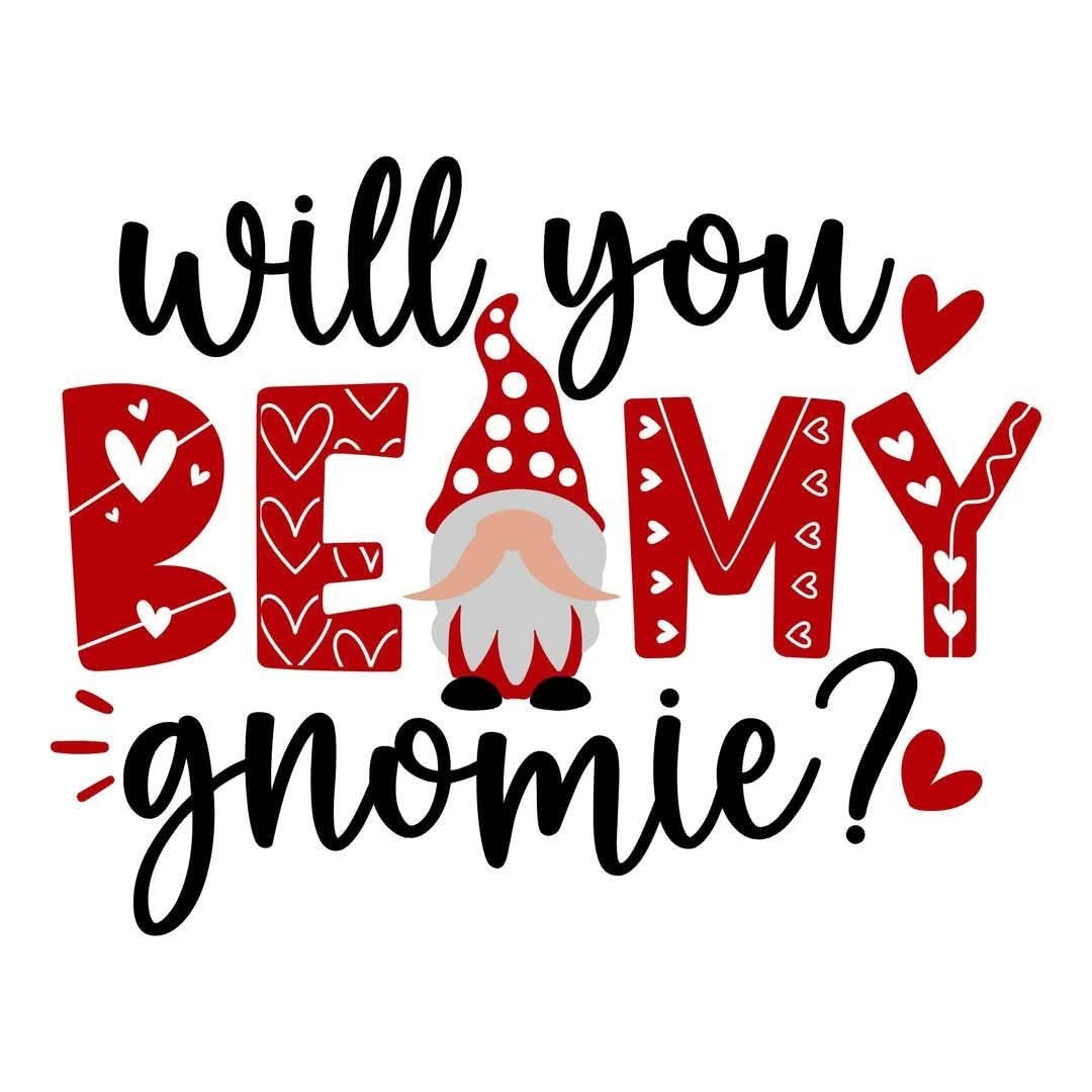Will You Be My Gnomie 2x2 Magnet