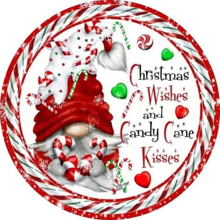 2x2 Christmas Gnome Magnets