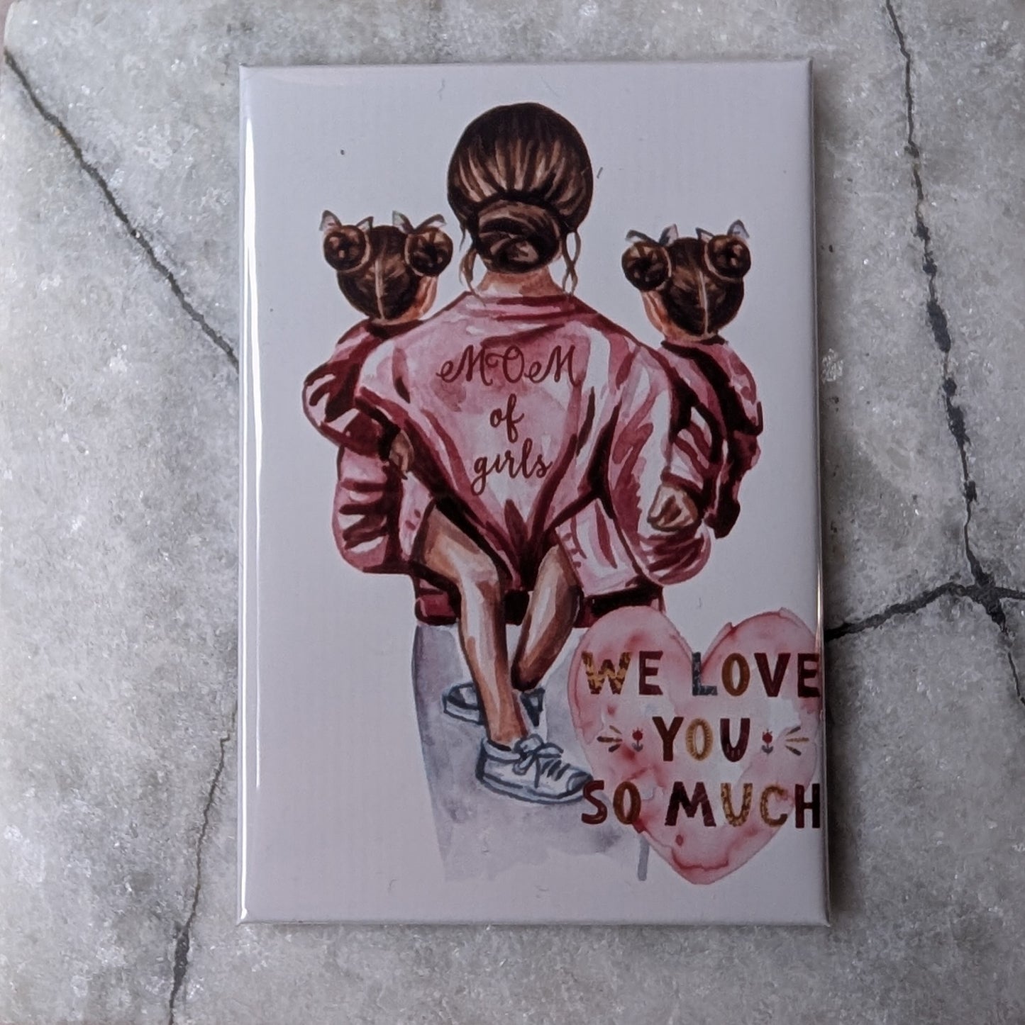 Mom of Girls – 2x3 Photo-Style Magnet
