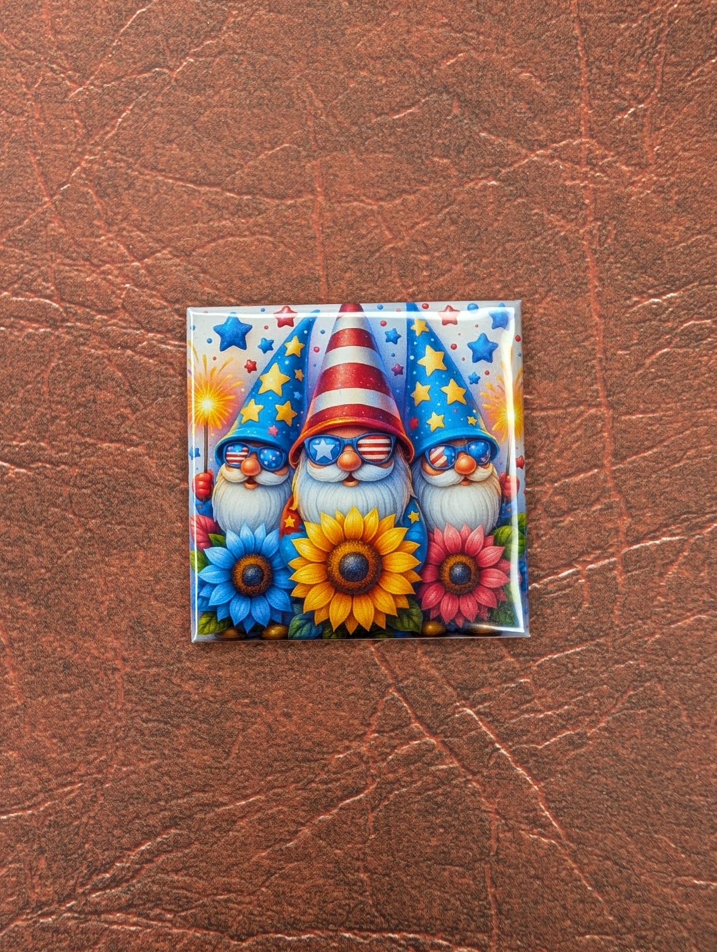 Patriotic Gnomes Magnet