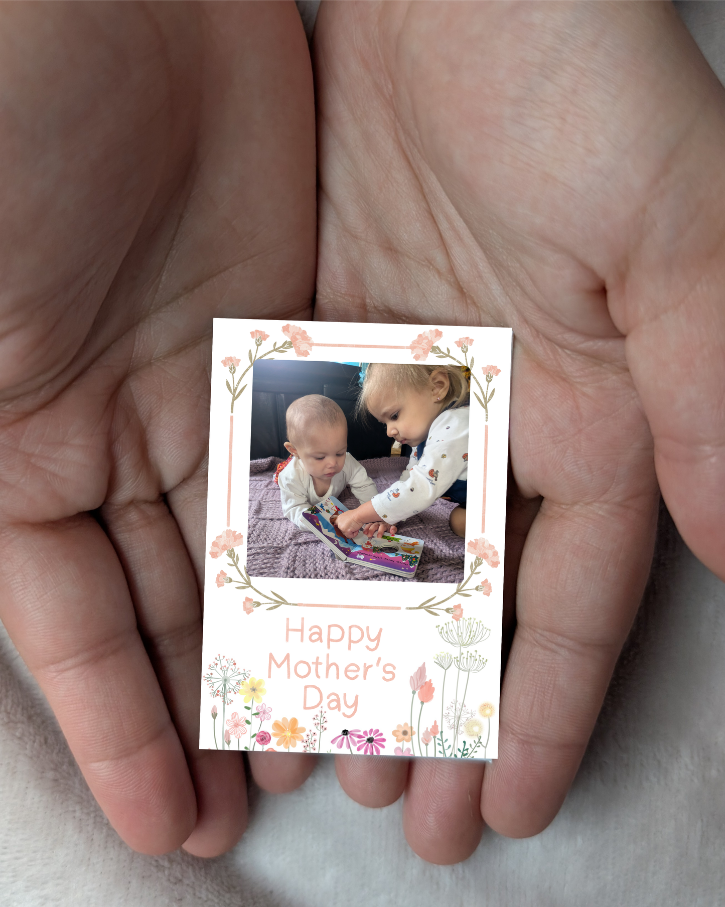 Happy Mother's Day – 2x3 Personalized Wildflower Photo Magnet