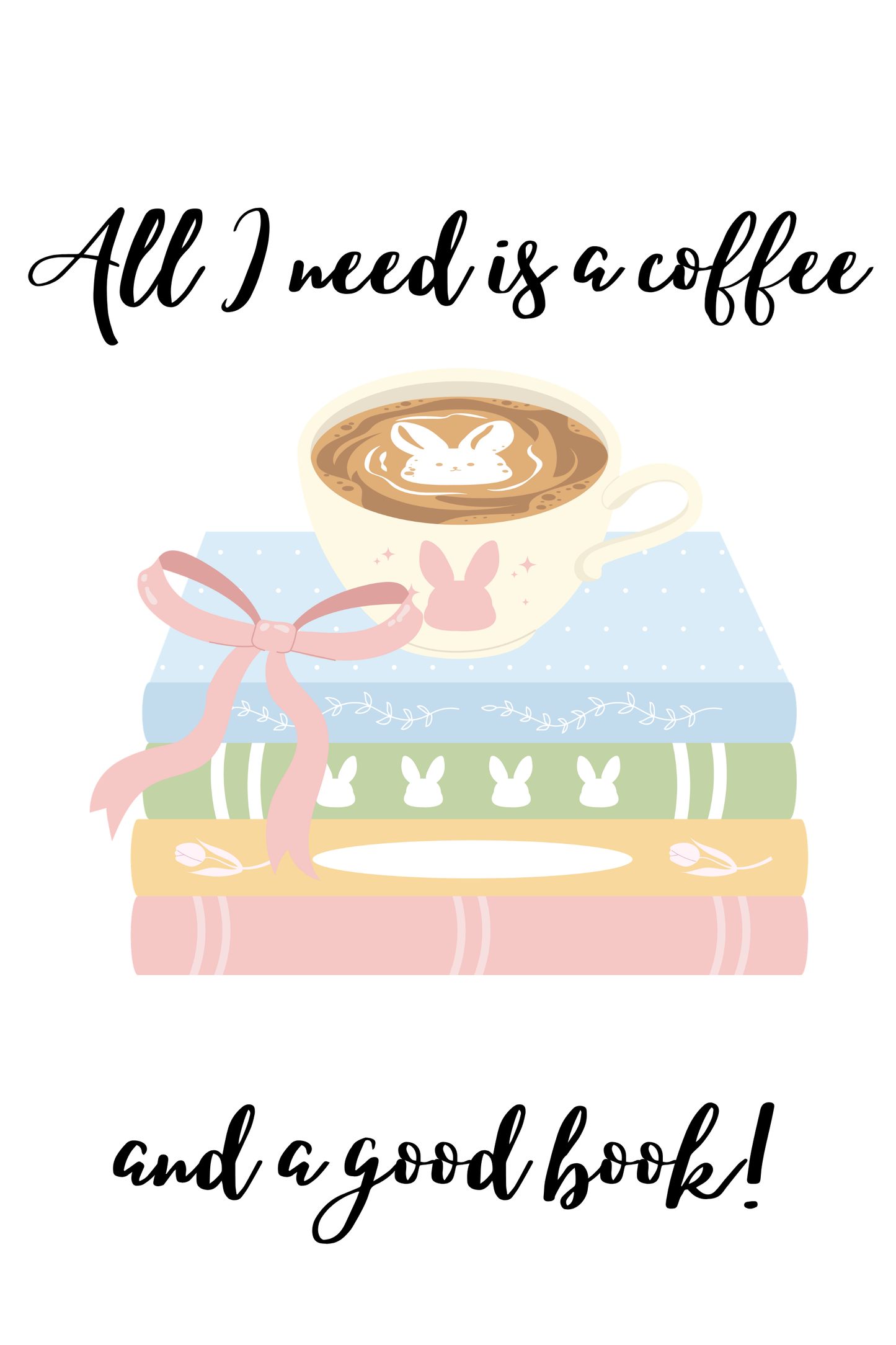 All I Need Is a Coffee and a Good Book – 2x3 Magnet