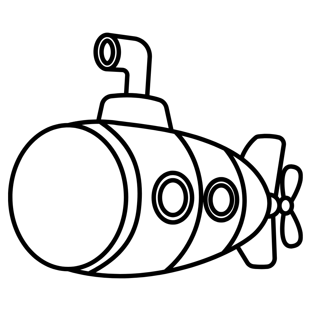 Ocean Coloring Dry Erase Magnets