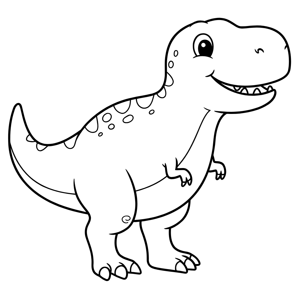 Dinosaur Coloring Dry Erase Magnets