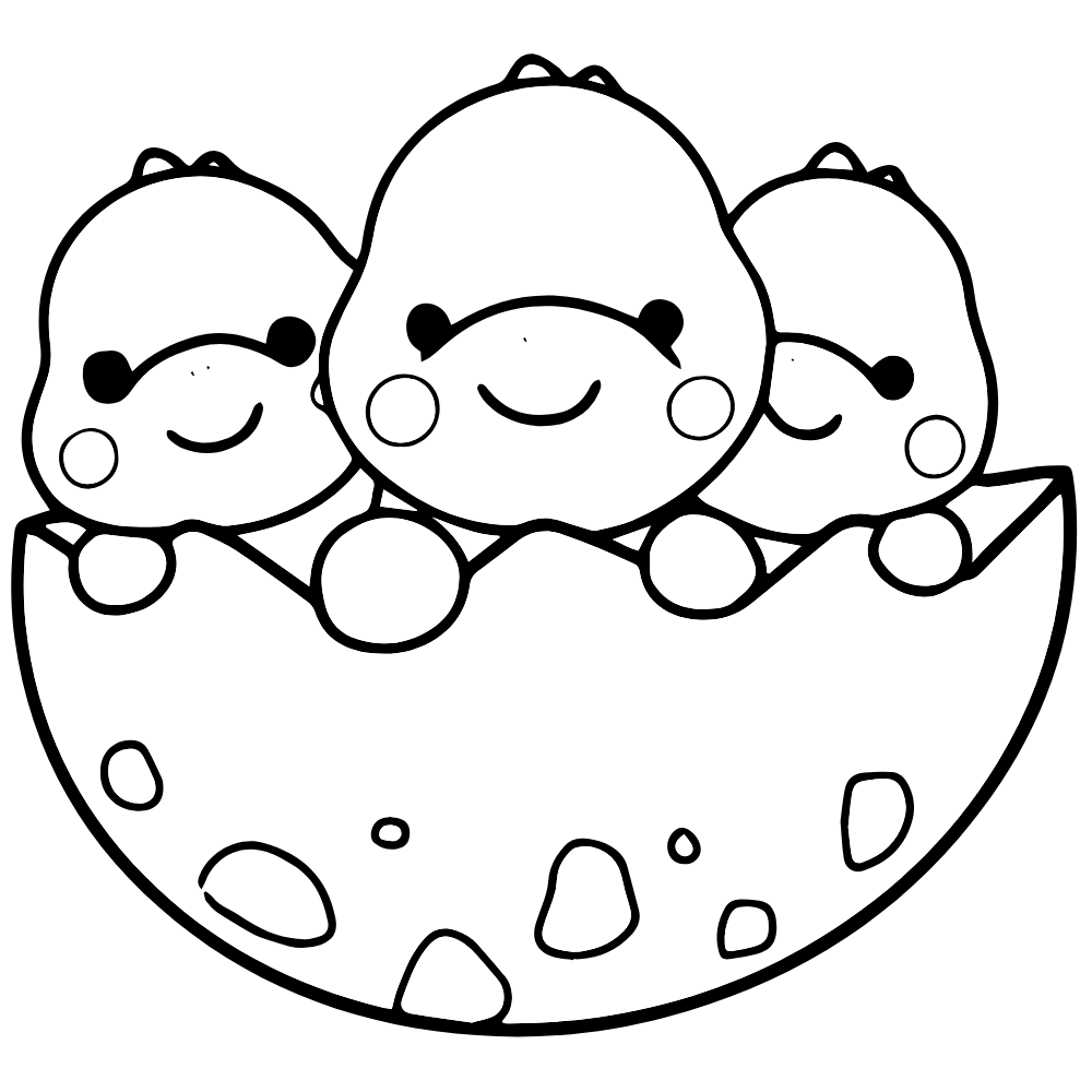 Dinosaur Coloring Dry Erase Magnets