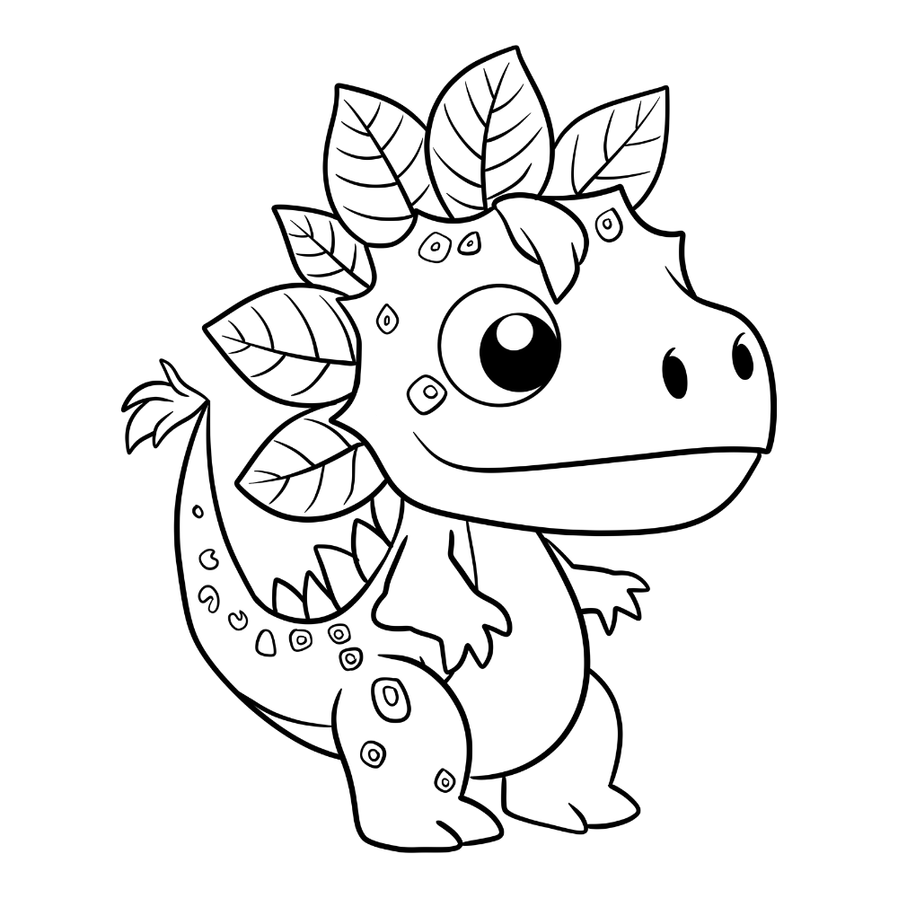 Dinosaur Coloring Dry Erase Magnets