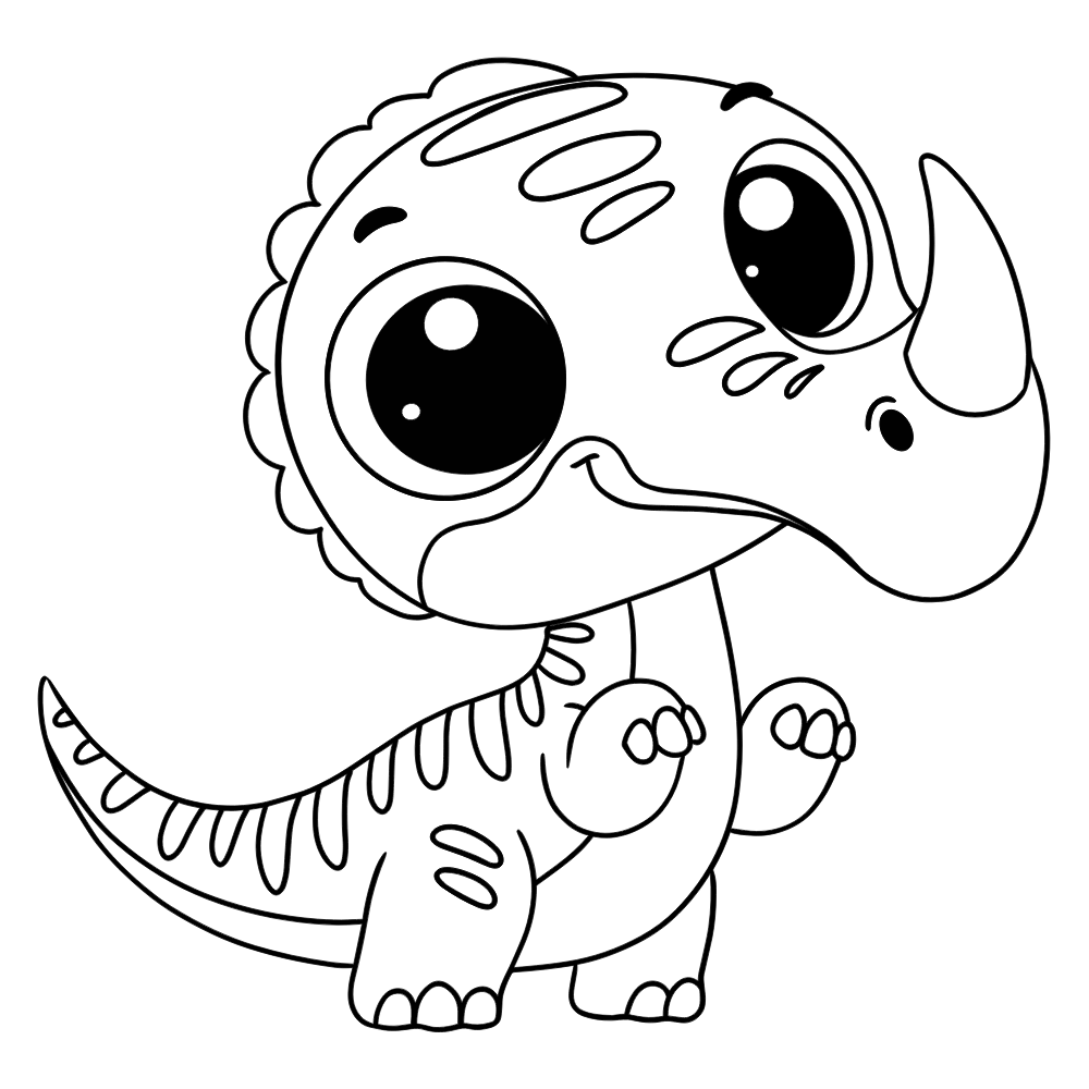 Dinosaur Coloring Dry Erase Magnets