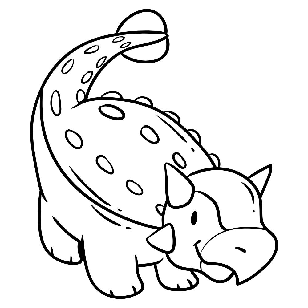 Dinosaur Coloring Dry Erase Magnets