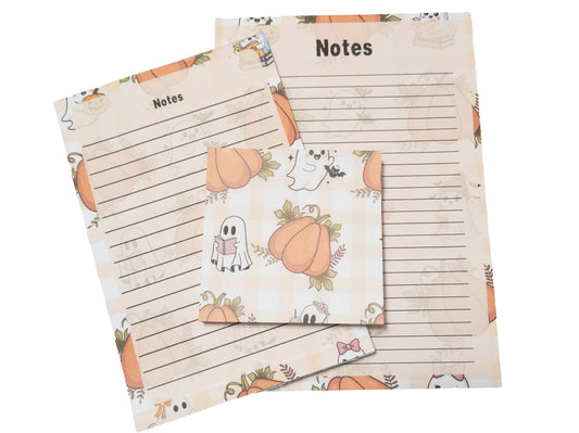 Ghost & Pumpkin Stationery