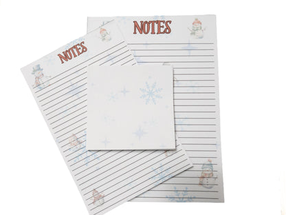 Snowman & Snowflakes Stationery