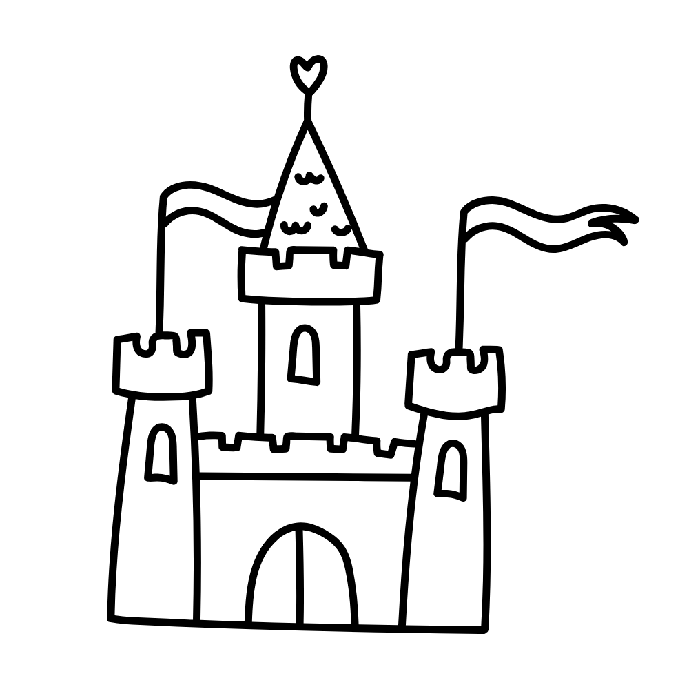 Fairytale Coloring Dry Erase Magnets