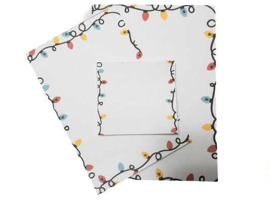 Christmas Lights Stationery