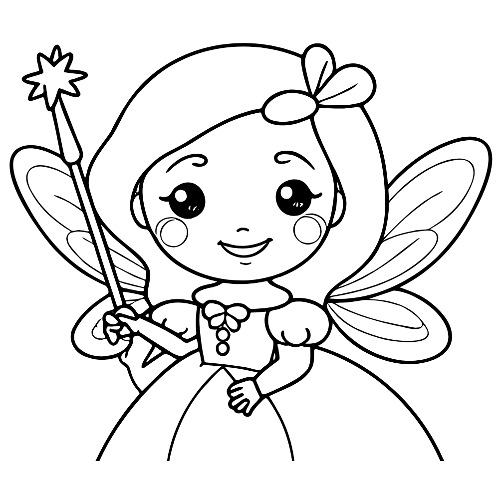 Fairytale Coloring Dry Erase Magnets