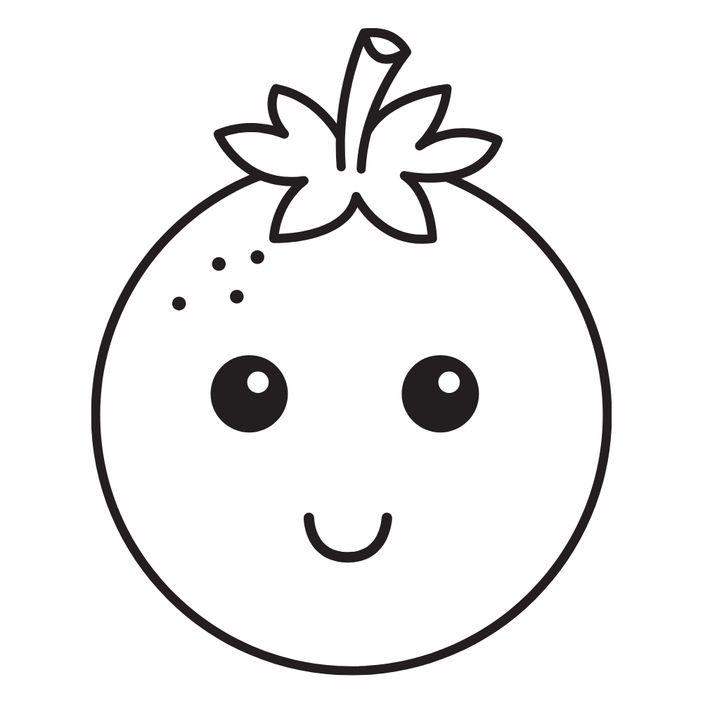 Fruit Coloring Dry Erase Magnets