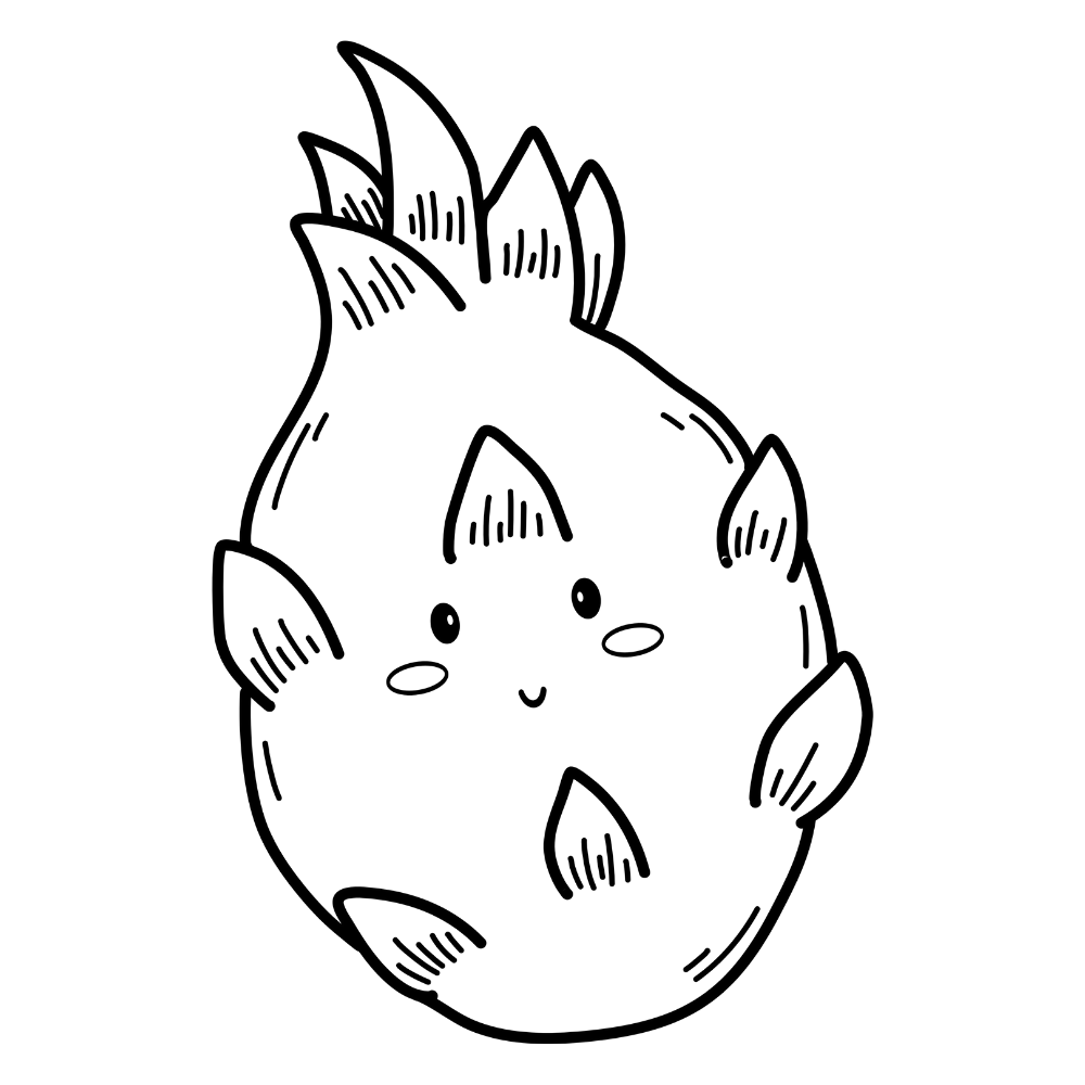 Fruit Coloring Dry Erase Magnets