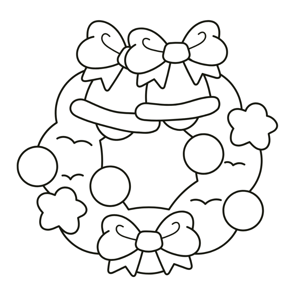 Dry Erase Christmas Coloring Magnets