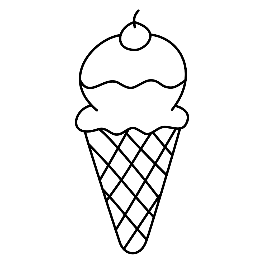 Dessert Coloring  Dry Erase Magnets