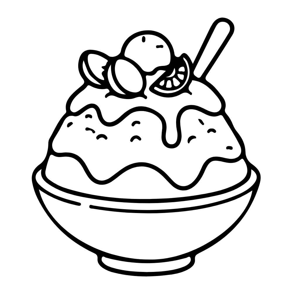 Dessert Coloring  Dry Erase Magnets