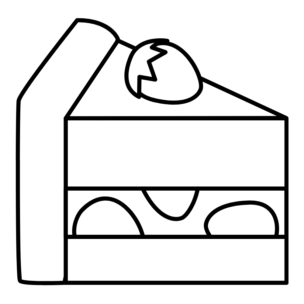 Dessert Coloring  Dry Erase Magnets