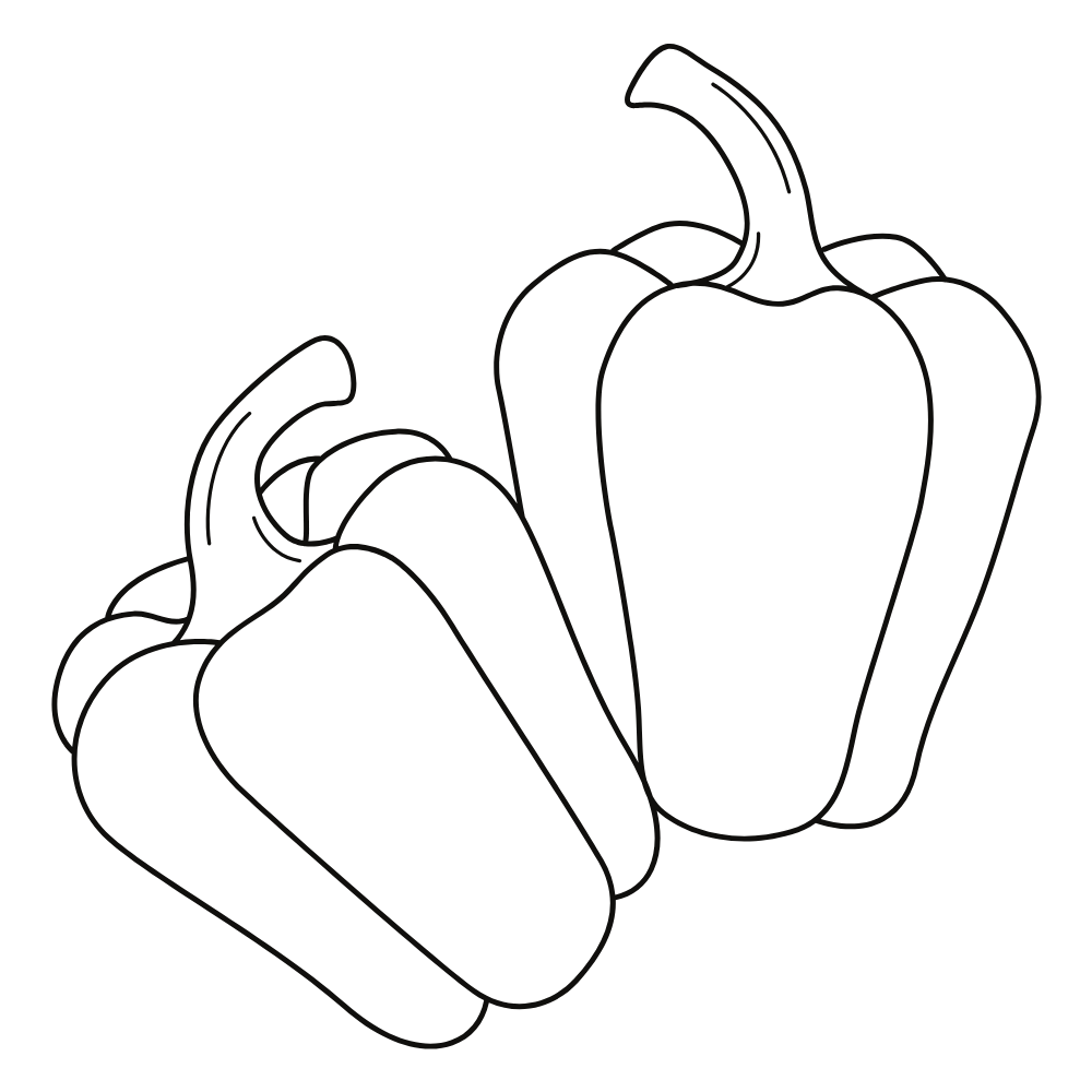 Veggie Coloring Dry Erase Magnets