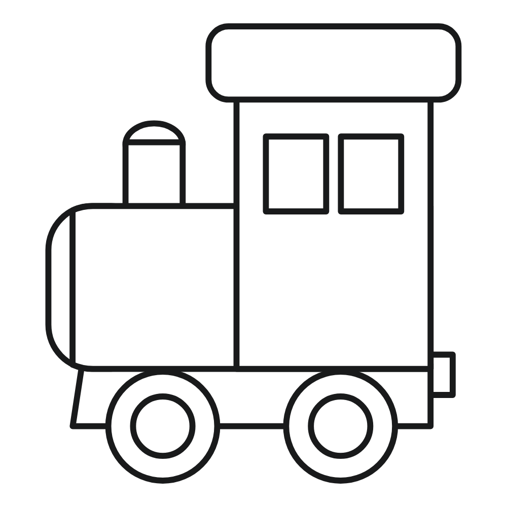 Transportation Coloring  Dry Erase Magnets