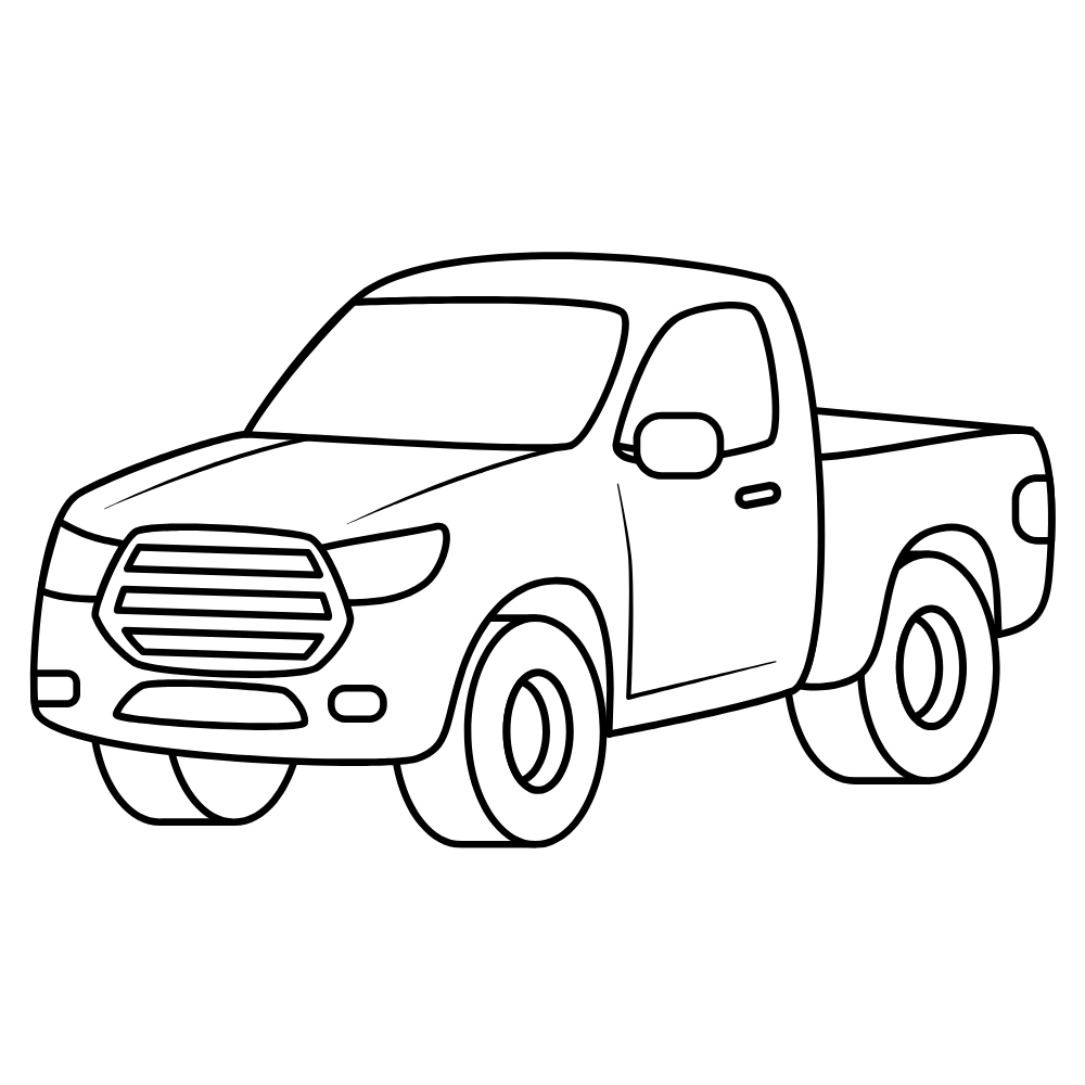 Transportation Coloring  Dry Erase Magnets