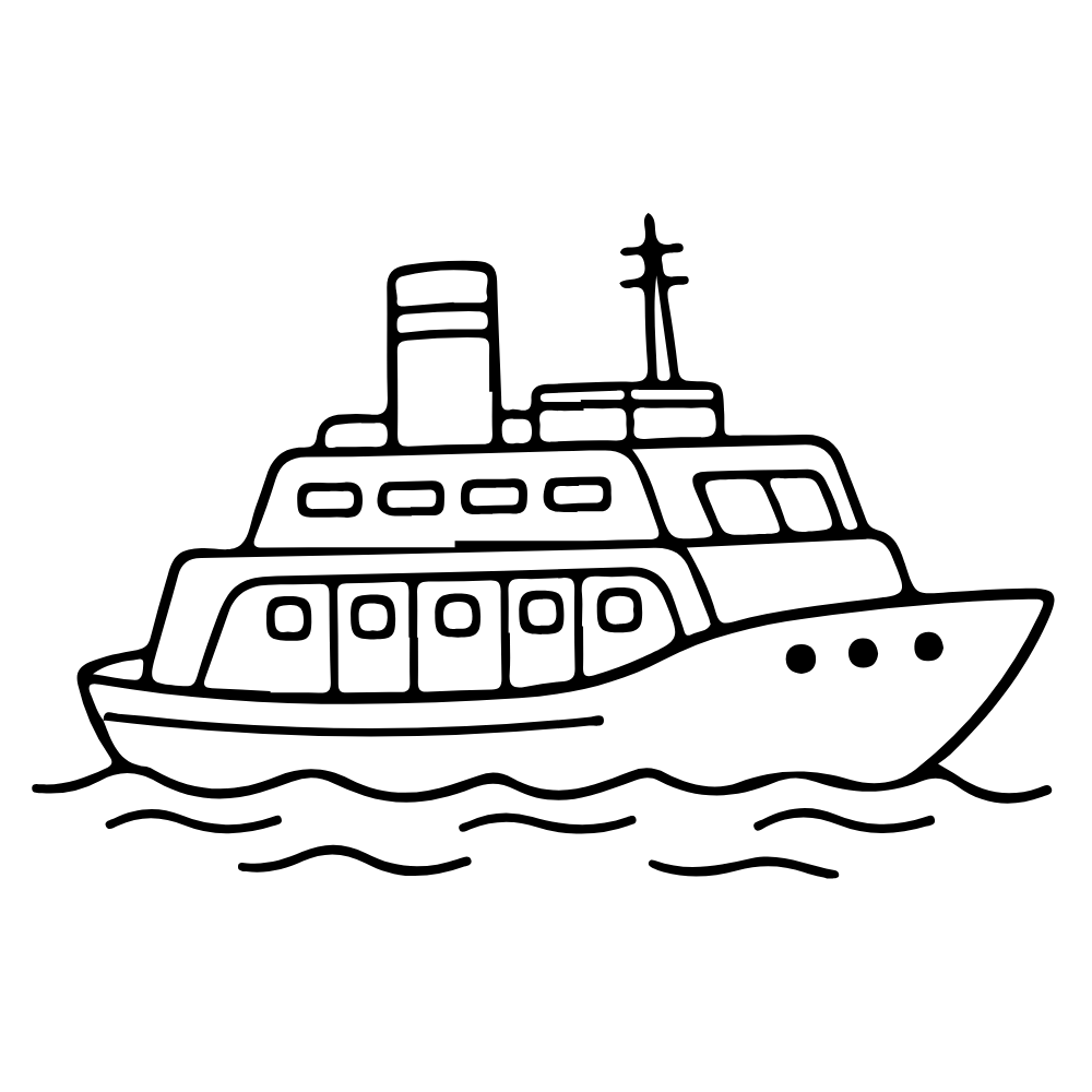 Transportation Coloring  Dry Erase Magnets