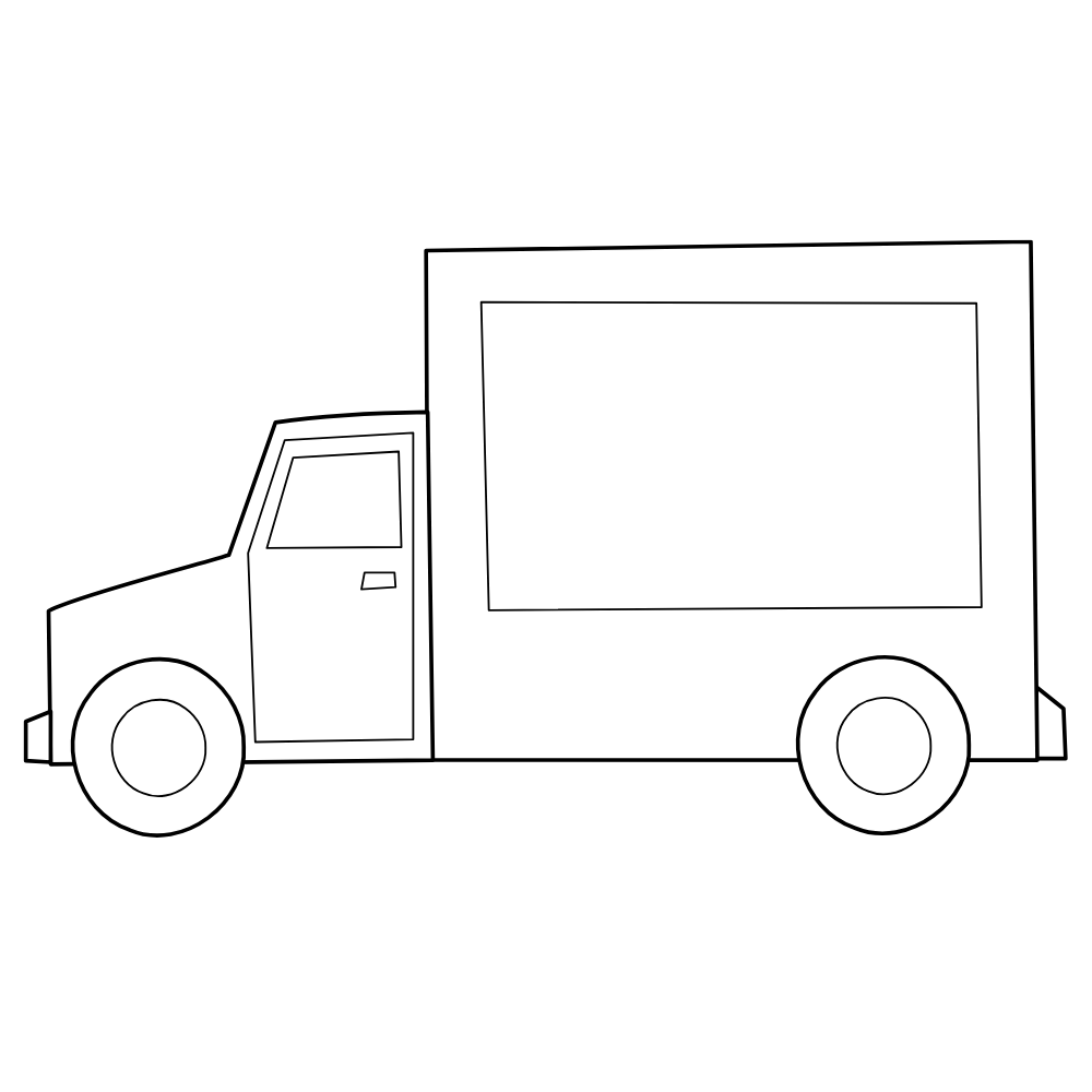 Transportation Coloring  Dry Erase Magnets