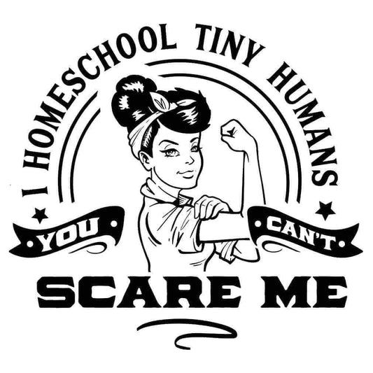 I Homeschool Tiny Humans 2x2 Magnet