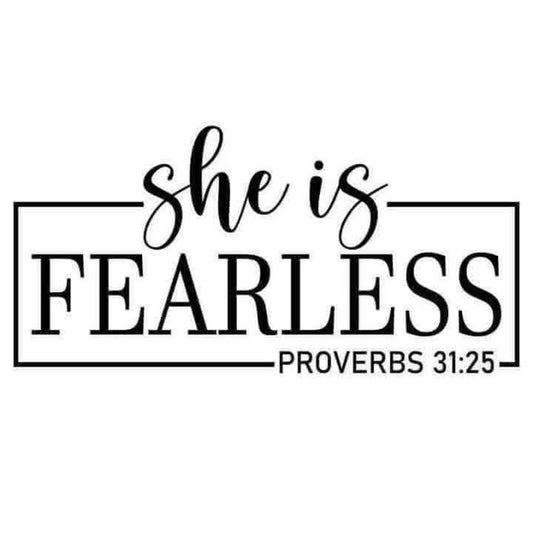She is Fearless 2x2 Magnet