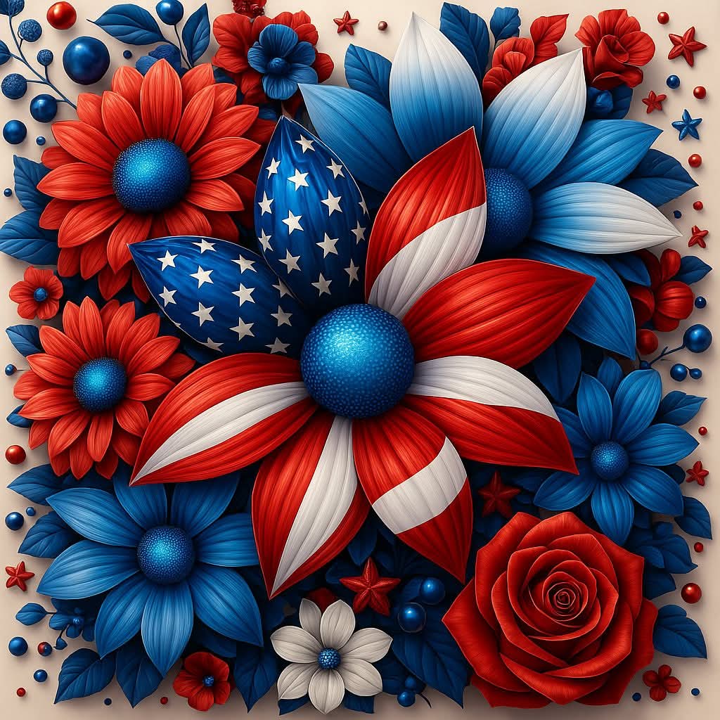 2x2" Fourth of July Magnets
