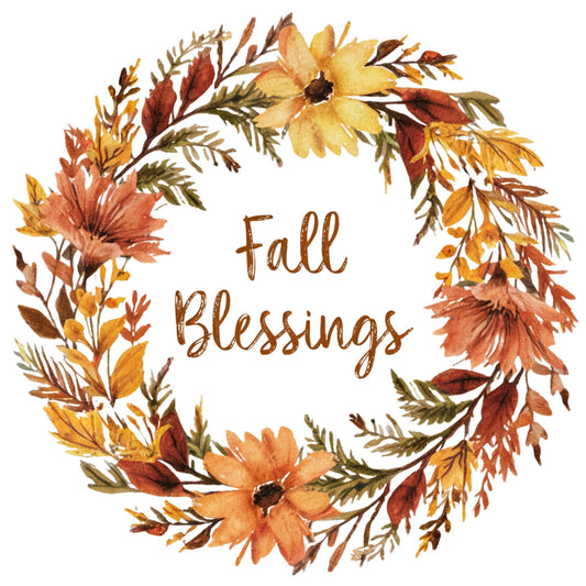 Fall Blessings 2x2 Magnet
