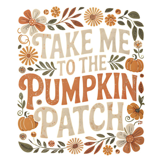 Take Me to the Pumpkin Patch 2x2 Magnet
