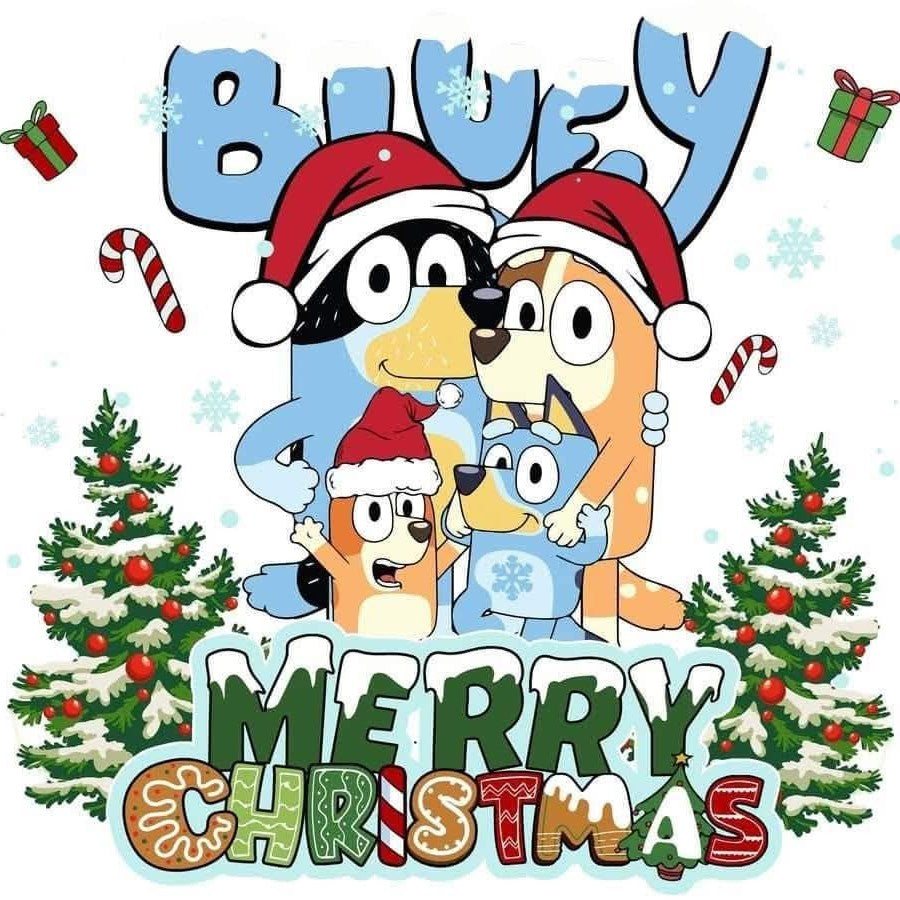 2x2 Premade Merry Christmas Magnets